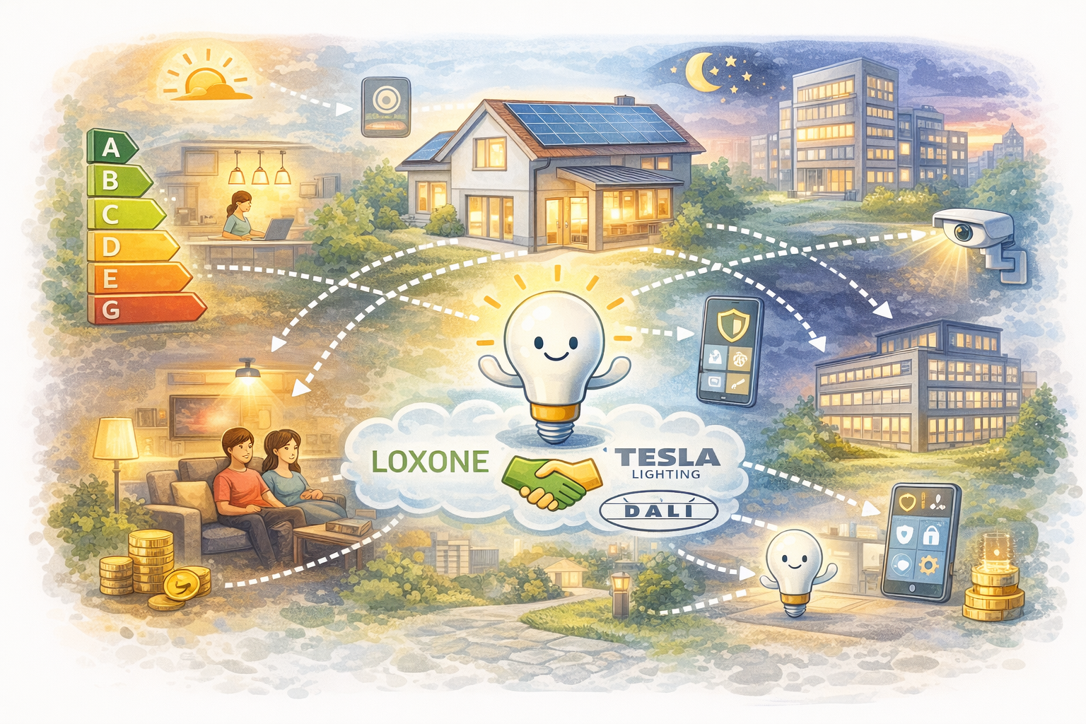 TESLAbikář 43. díl – Inteligentní osvětlení TESLA a Loxone – moderní automatizace pro úsporu energie